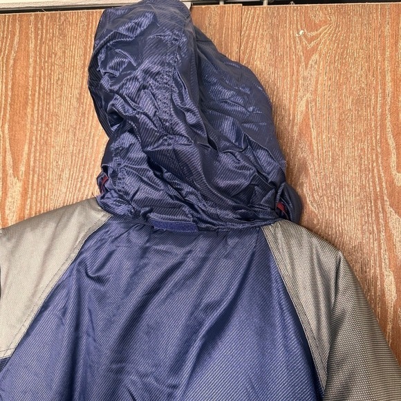 Vintage 1998 Starter Jacket Mens Large Grey Cup Hood Quarter Zip Pullover Chunky - Picture 11 of 11